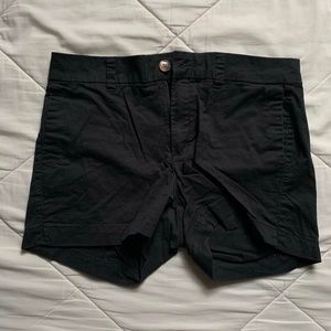 Old Navy women's preppy casual black chino shorts, size 6, new without tags